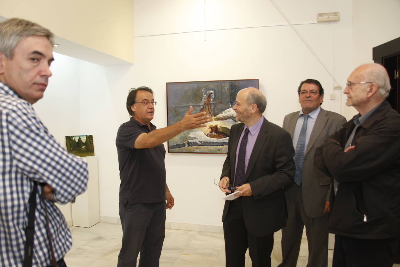 Jurados del Premio de Pintura del Ateneo.