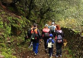 La ruta muestra bellos parajes.