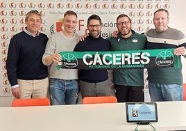 Rueda de prensa previa al partido de este viernes en el Multiusos.