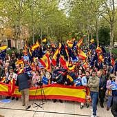 Gran afluencia en la manifestación del PP contra la amnistía en Badajoz