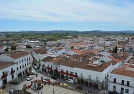 Vista de Fregenal de la Sierra.