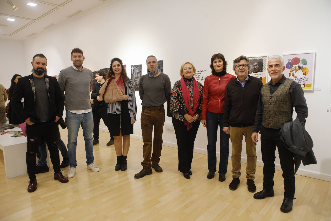 Inauguración de 'Semblante jondo' en el marco del 49 festival de Flamenco de Cáceres.