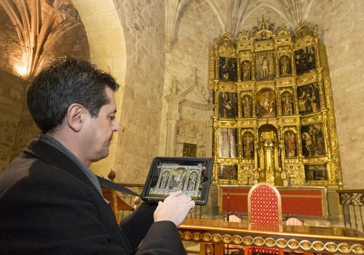 La iglesia placentina de San Martín tendrá al menos dos meses más de obras