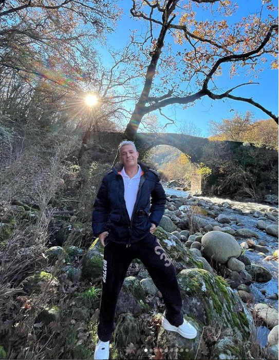 Alejandro Sanz en una de las fotografías que ha publicado este martes.