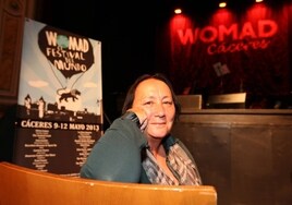 Dania Dévora en una foto de archivo en una edición pasada del festival Womad.