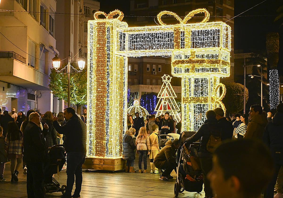 Luces de Navidad en Badajoz