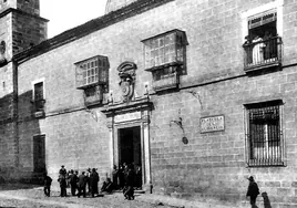 La Audiencia de Cáceres en 1910. Aquí se celebró la vista oral contra los cuatro acusados.