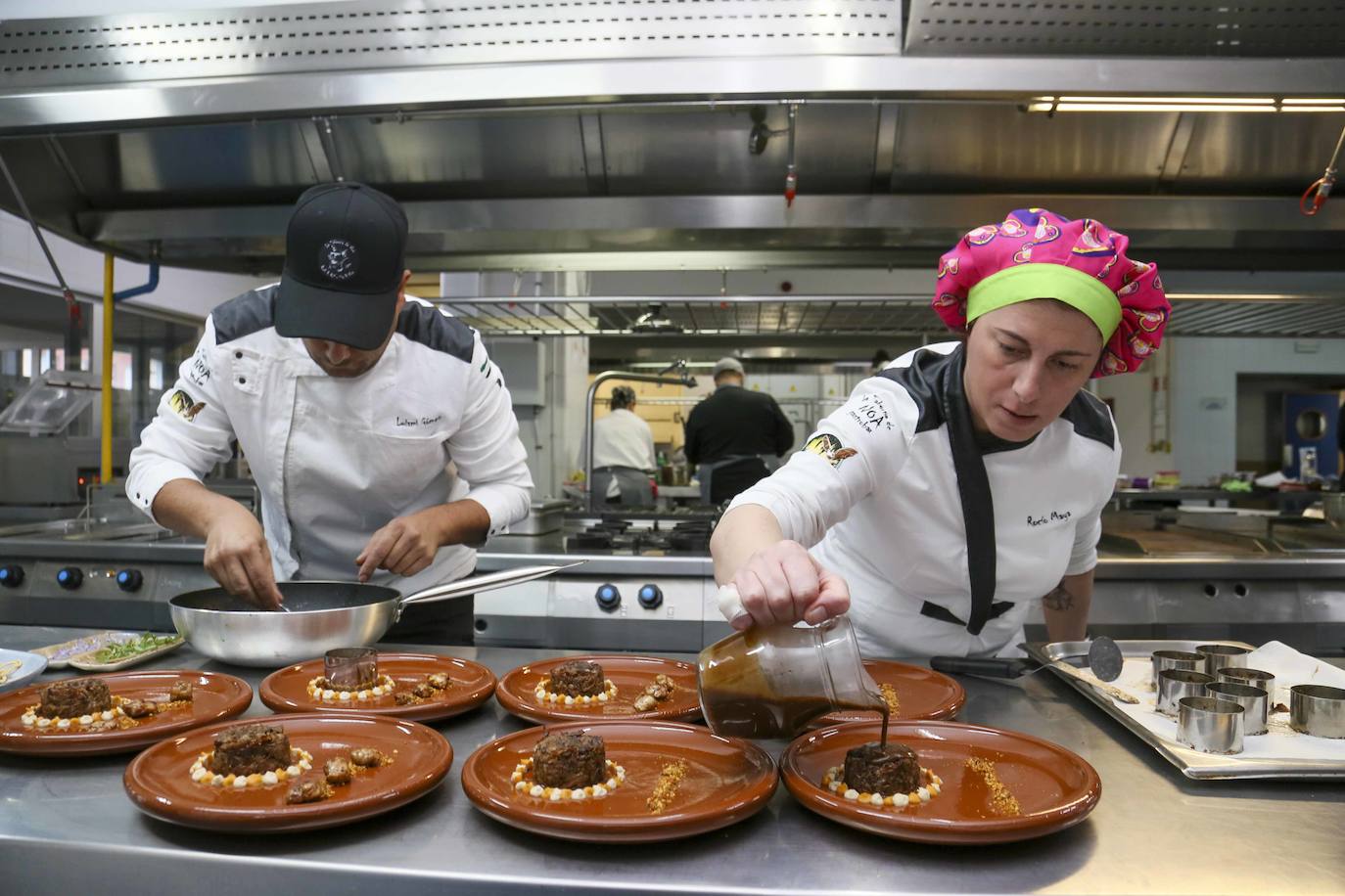 Luis Gómez y Rocío Maya, de 'La Taberna de Noa', ganadores del premio de Espiga de cordero.