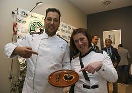 Luis Gómez y Rocío Maya, de 'La Taberna de Noa', ganadores del premio de Espiga de cordero.