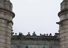 Imagen de archivo de una visita guiada en Puerta Palmas.
