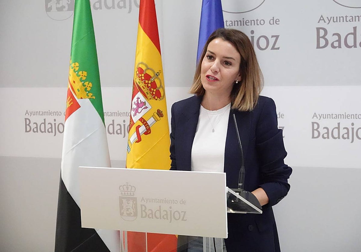 Gema Cortés, portavoz del Ayuntamiento.