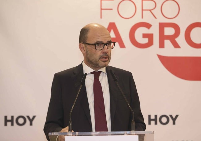 Justiniano Cortés, delegado territorial de Banco Santander en Extremadura.