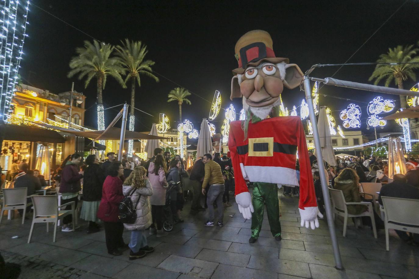 Así ha sido el encendido del alumbrado navideño en Mérida