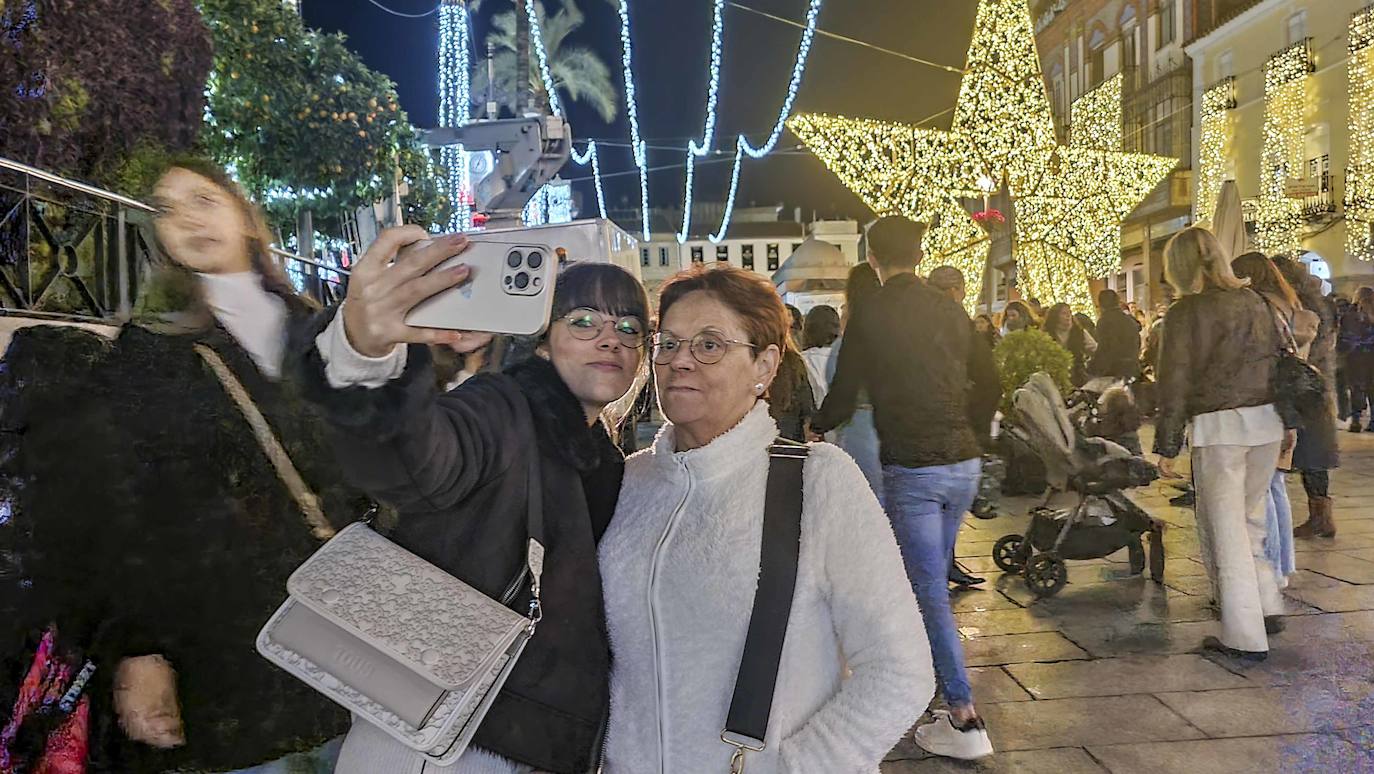 Así ha sido el encendido del alumbrado navideño en Mérida