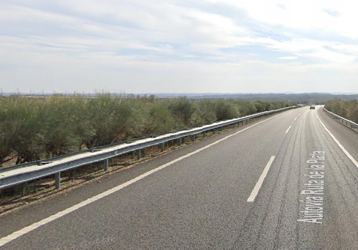 Autovía de la Plata, a la altura de Cañaveral.