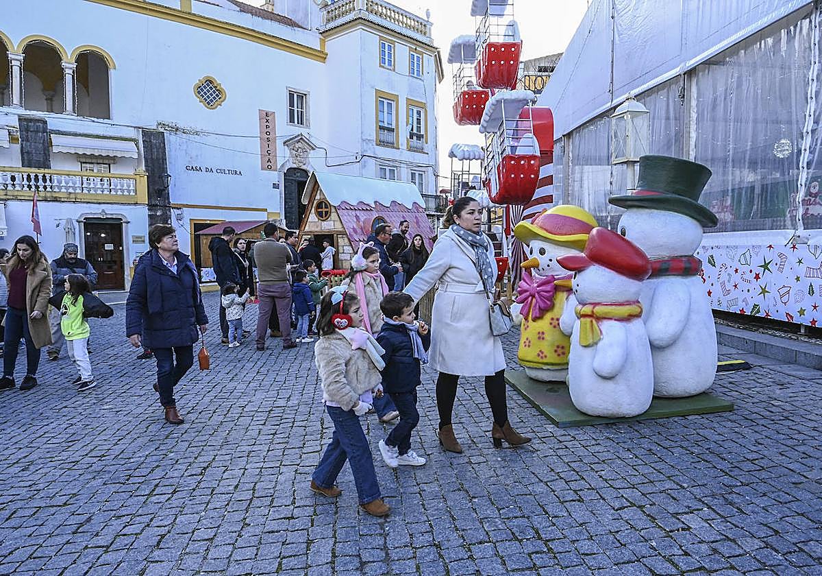 La pista de hielo de Elvas, en imágenes