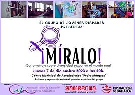 Cartel del estreno del corto