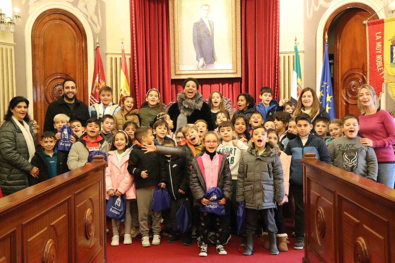 Visita del colegio Juventud al Ayuntamiento.