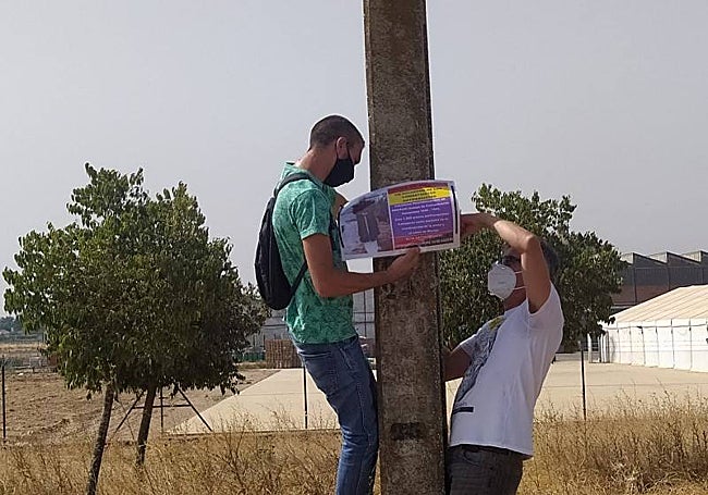 Acto reivindicativo para pedir la protección de las colonias y su señalización.