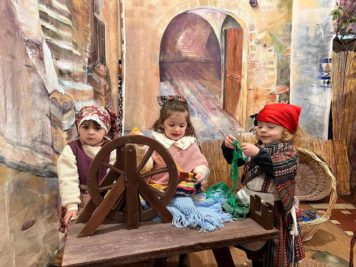 Belén viviente en el colegio Santo Ángel de Badajoz