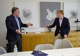 Alejandro Ayala e Ignacio Gragera, este miércoles en las instalaciones de Civitas.