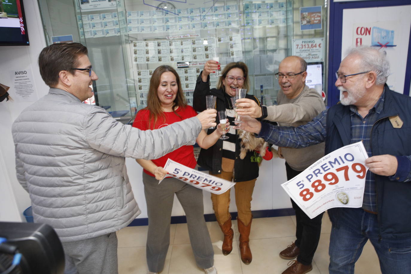 Quinto premio, 88979, vendido en la administración localizada en el número 2 de la calle Catedrático Antonio Silva de la ciudad de Cáceres.