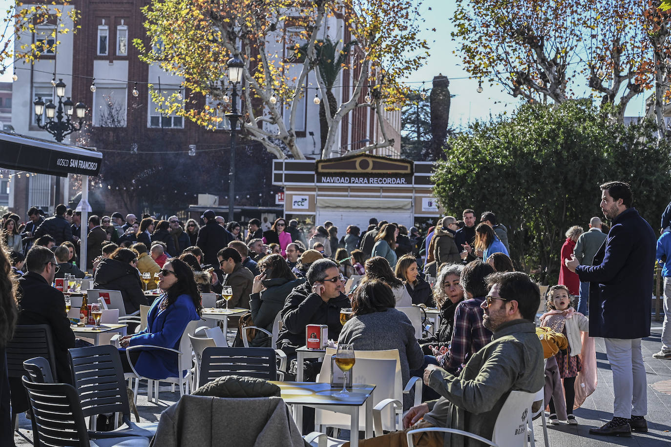 Cañas de Nochebuena en Badajoz