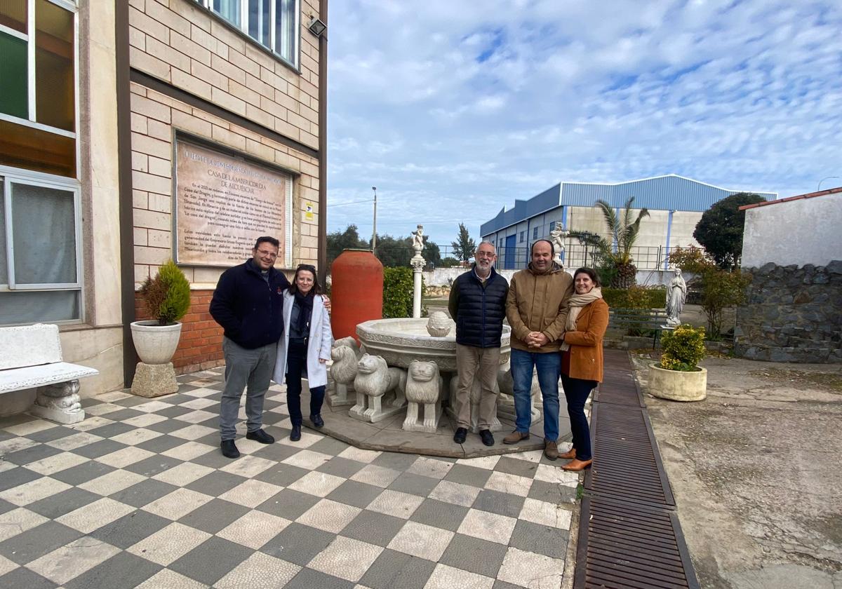 La fuente de los leones de &#039;La casa del dragón&#039;, en Alcuéscar