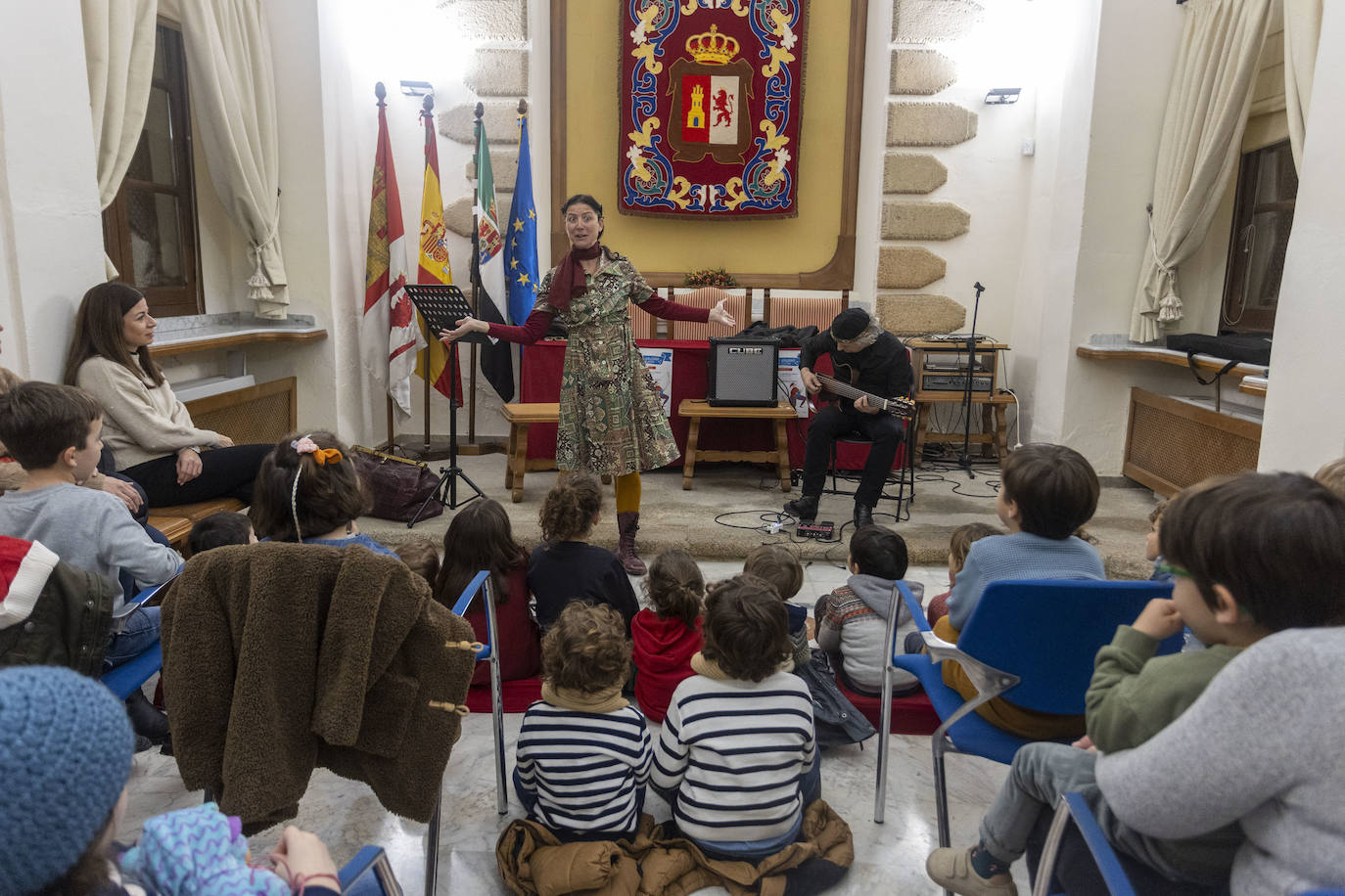 El ciclo 'Una navidad de cuento' ha llegado a varios espacios como el Palacio de la Isla.