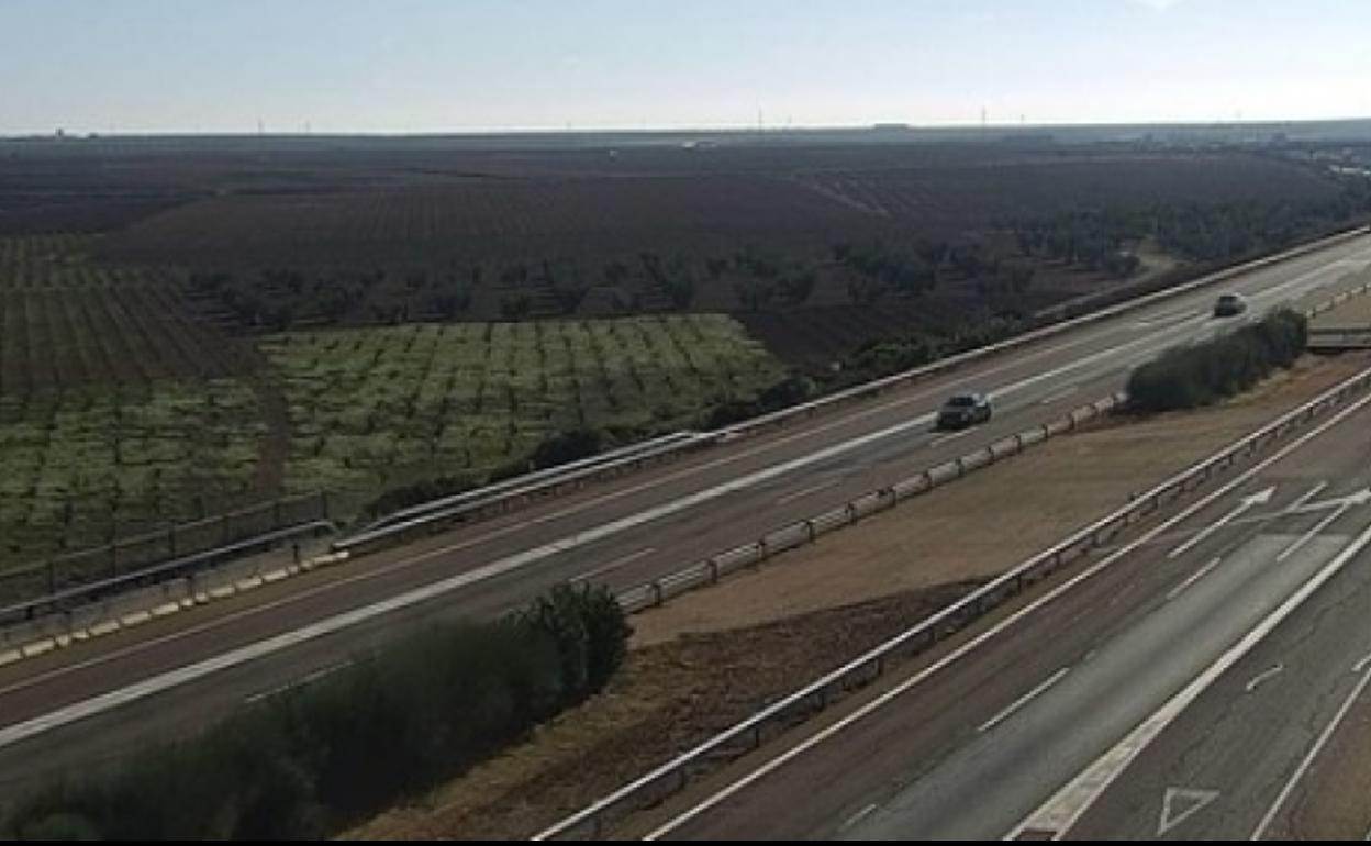 La A-66 recupera la normalidad en el tráfico entre Medina de las Torres y Calzadilla de los Barros