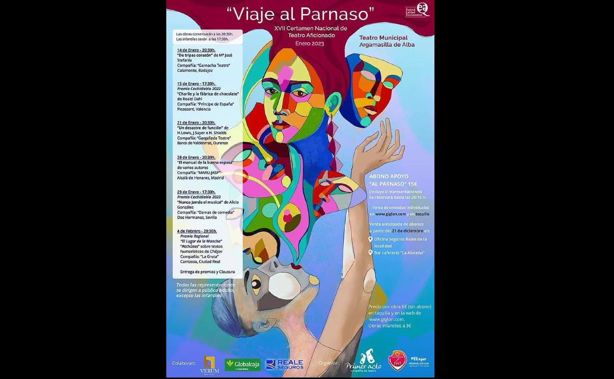 Garnacha Teatro abrirá el XVII Certamen Nacional de Teatro Aficionado Viaje al Parnaso'