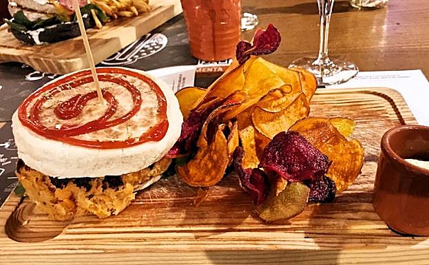 Hamburguesa Blancanieves.