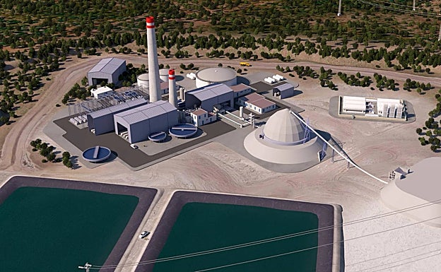 Simulación de la mina de Cañaveral.