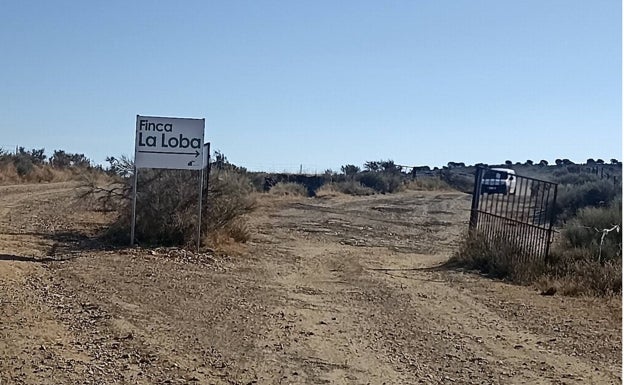 Finca La Loba, en el cerro de La Loba. 