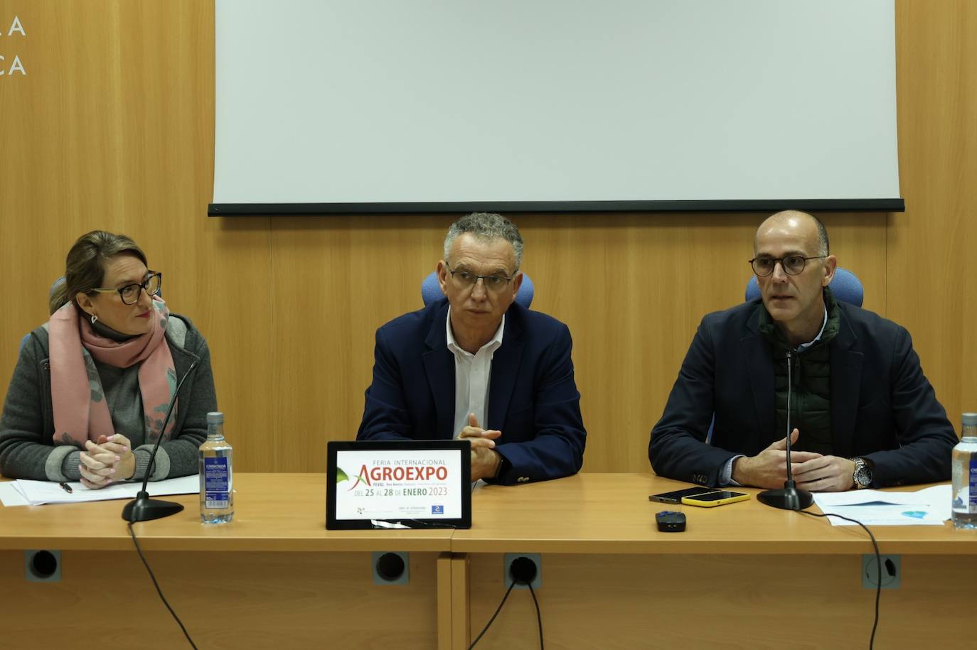 Manuel Mejías, secretario general de Población y Desarrollo Rural, en la presentación de Agroexpo.