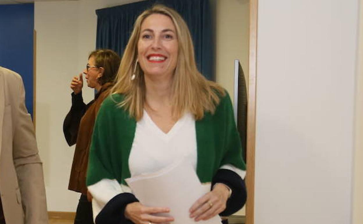 María Guardiola, presidenta del PP extremeño. 