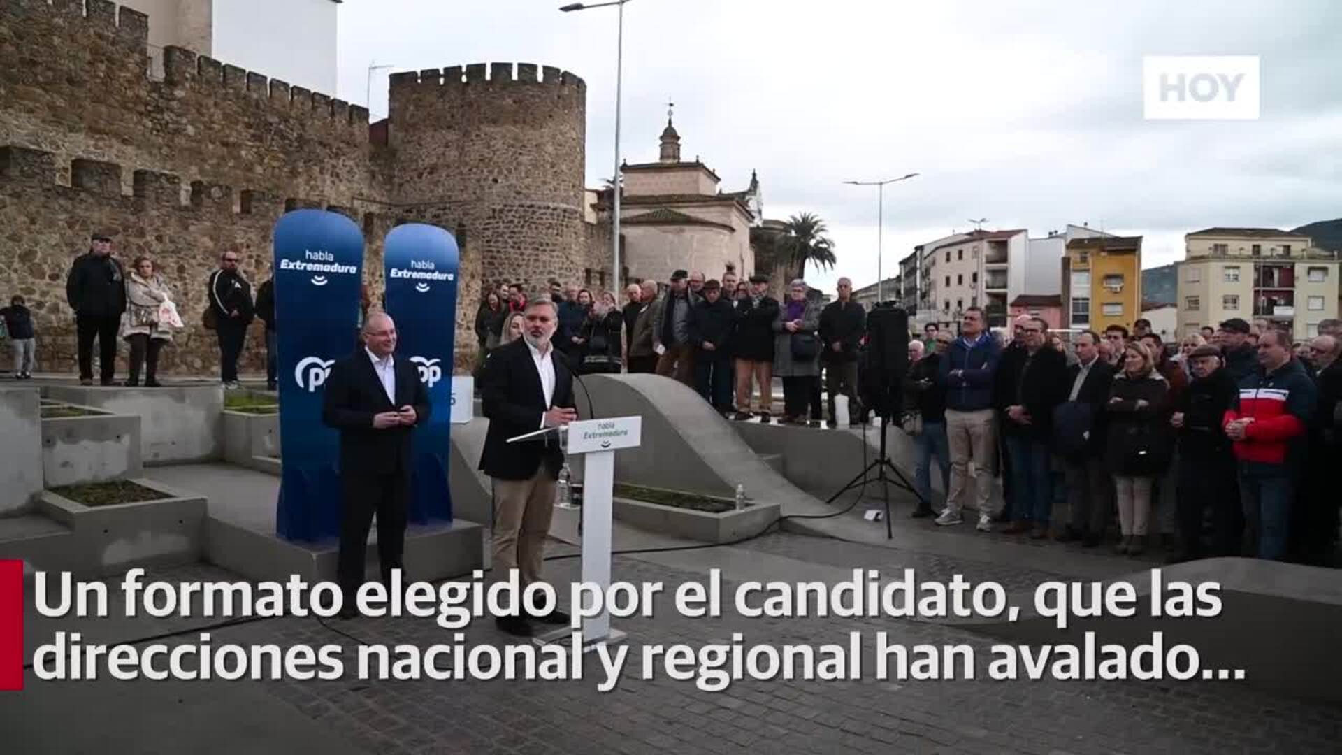 El PP da las gracias a Fernando Pizarro «por volver a presentarse a la Alcaldía de Plasencia»