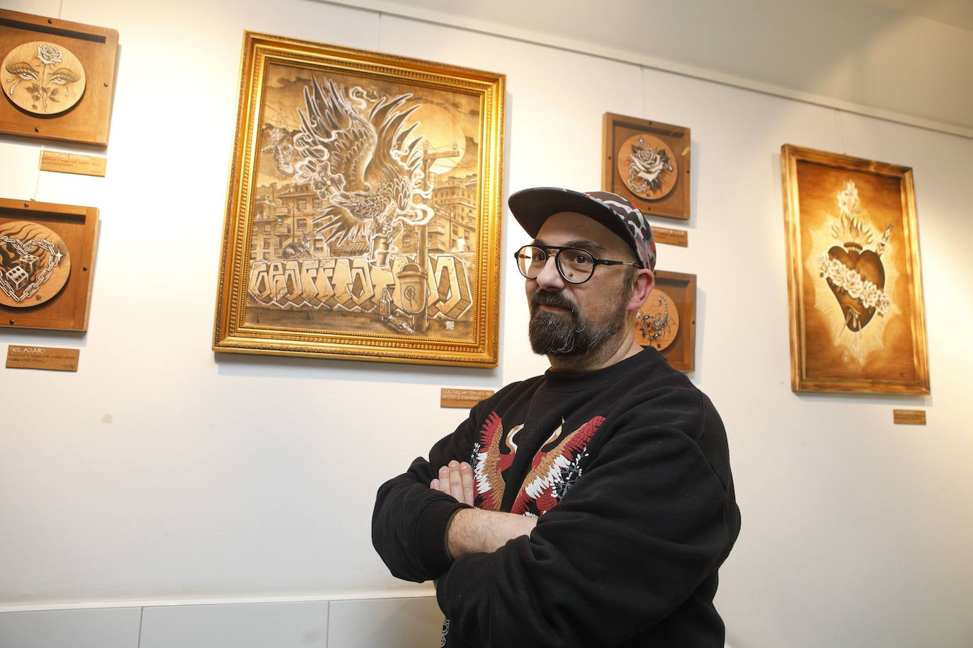 Ben Tocha expone sus obras en Mastropiero