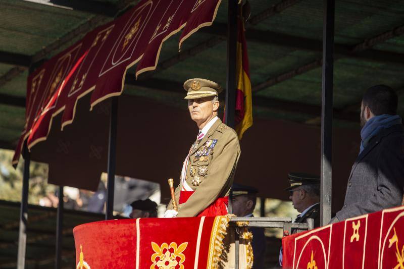 Fotos: Multitudinaria Jura de Bandera en el Cefot de Cáceres