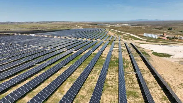 Planta fotovoltaica de Miraflores en Castuera. 