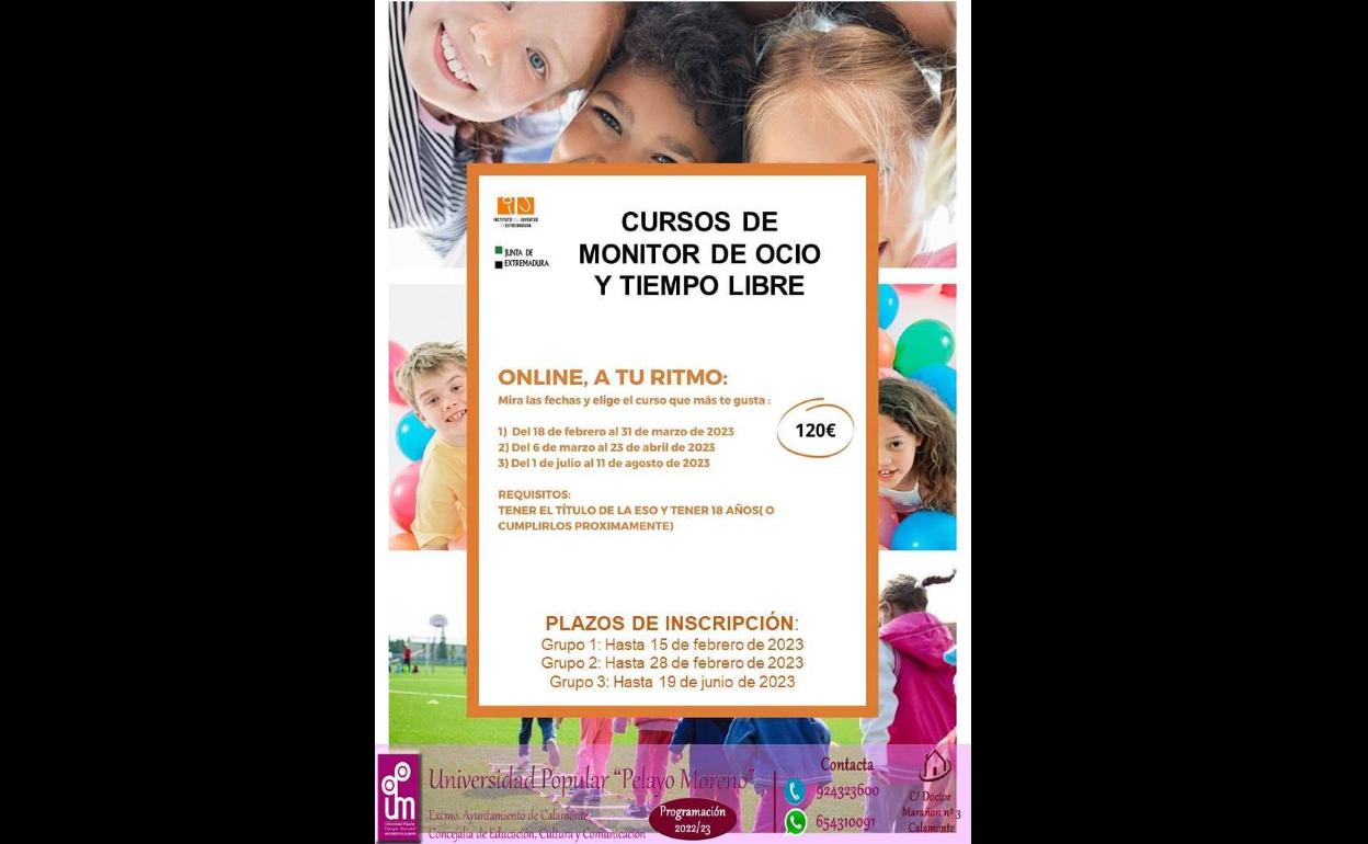 Curso online de Monitor de Ocio y Tiempo Libre