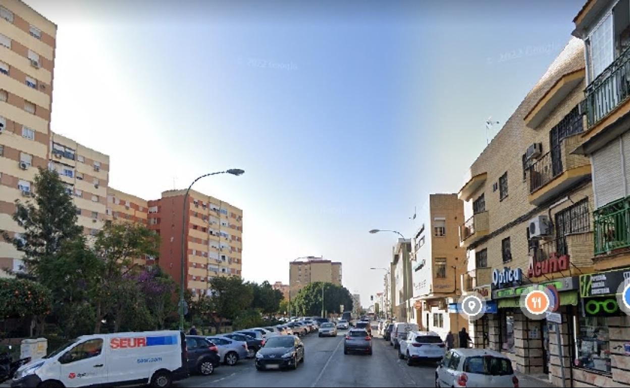 Calle en la que fue detenido el supuesto autor de los hechos.