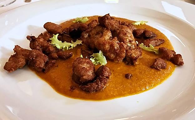 Mollejas de cordero.