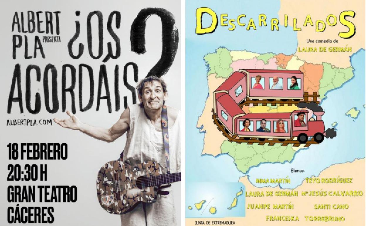 Albert Pla y una obra sobre las peripecias del tren extremeño, en el Gran Teatro de Cáceres