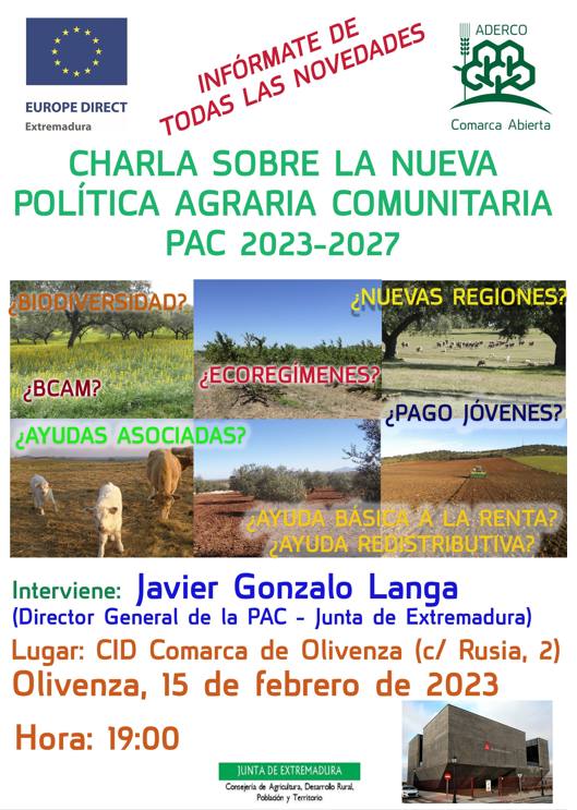 Cartel de la charla. 