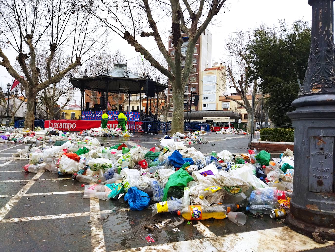 Fotos: La cara B del Carnaval: limpieza de calles tras la fiesta del sábado