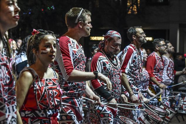 Espectacular los ritmos de Batala.