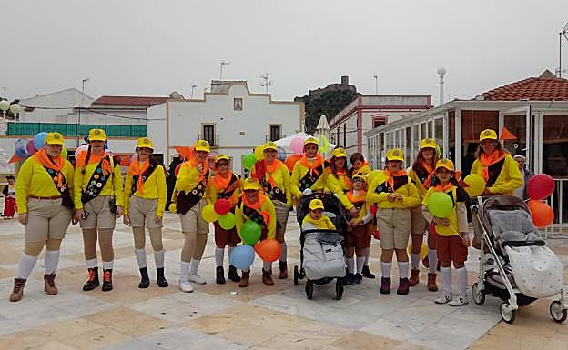Galería. Participantes en el desfile del domingo de Carnaval en Alconchel. 