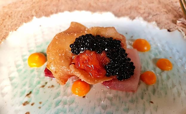 Oreja de cochinillo.