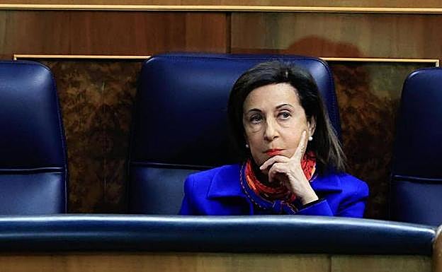 Robles, este miércoles en el Congreso. / 